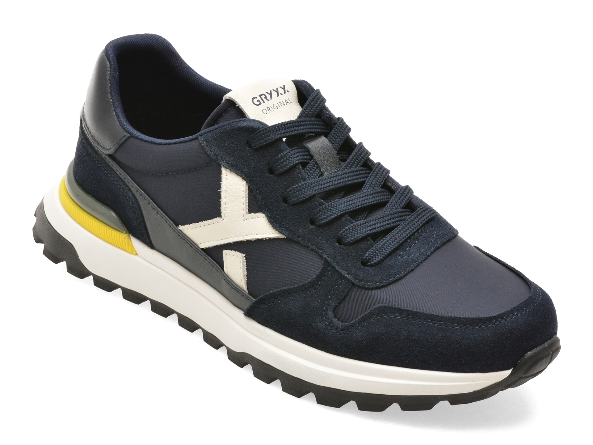 Pantofi sport GRYXX bleumarin, piele naturala
