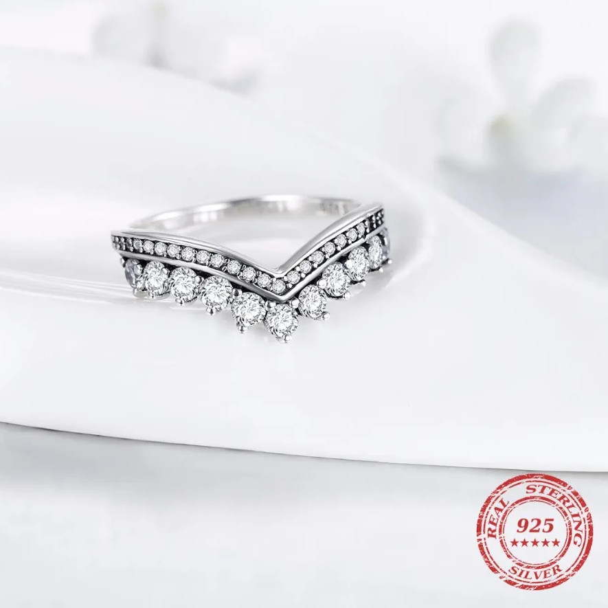 Inel Argint Amanda JW515 cu Rodiu - imagine 5