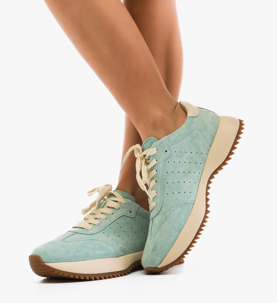 Sneakers dama Mumbay Albastri | Confort Sport - imagine 4