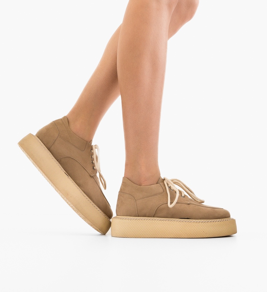 Pantofi Casual Fagen Bej - Confort și Stil - imagine 2