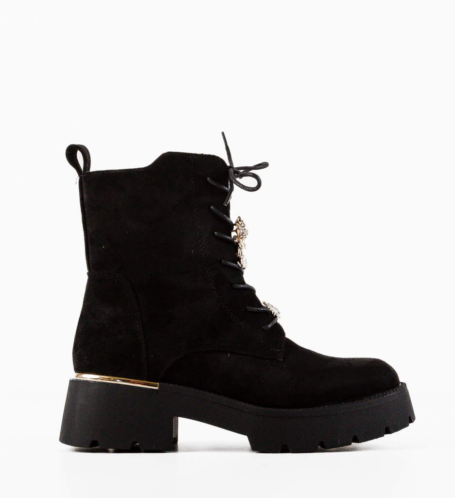 Ghete Quinn Negre - Eleganță și Confort - imagine 5