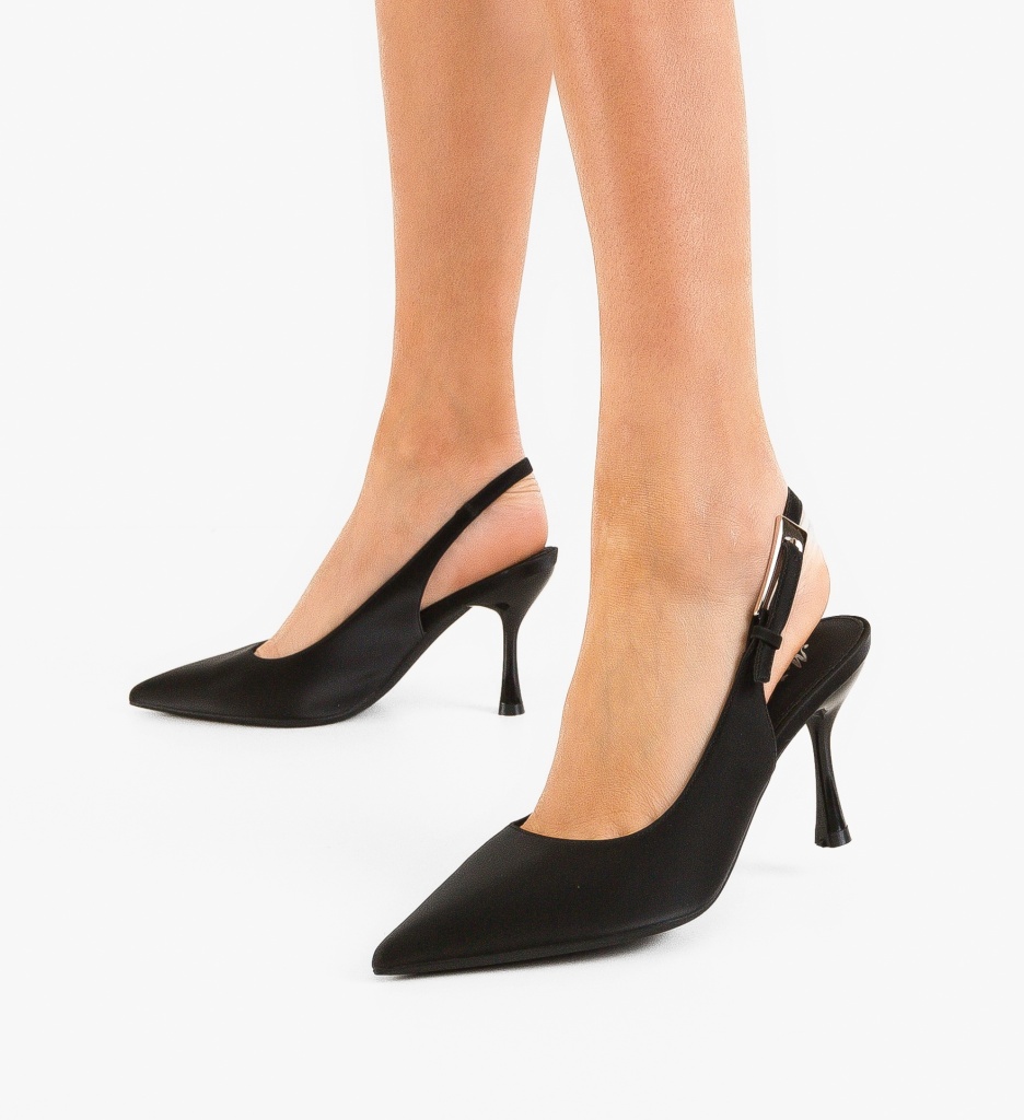Pantofi Dama Lorr Negri | Eleganță și Stil - imagine 3