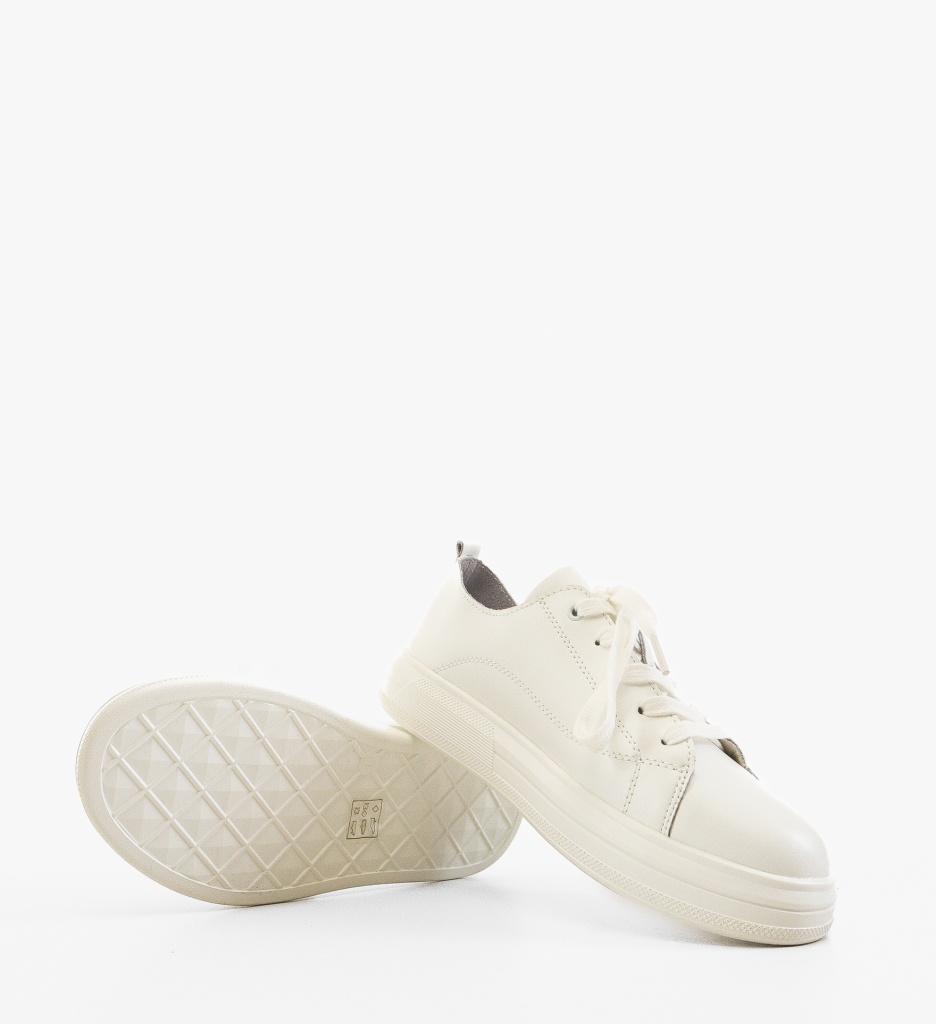 Sneakers Dama Kleo Albi - Confort și Stil - imagine 5