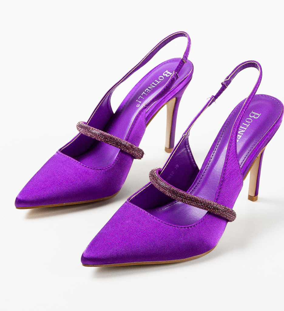 Pantofi Toc Calvin Mov - Eleganță Asigurată - imagine 6