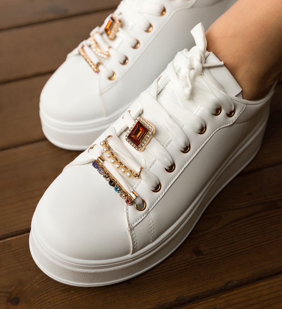 Sneakers Dama Bryson Albi | Confort și Stil