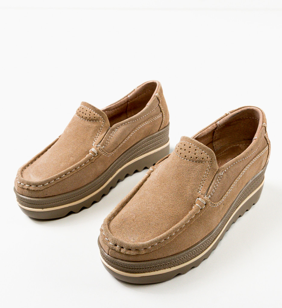 Pantofi Casual Smirno Bej - Confort și Eleganță - imagine 2