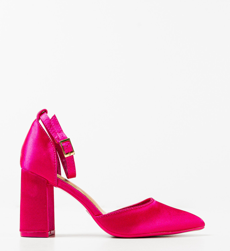 Pantofi cu Toc Villanueva Fuchsia | Eleganță și Stil - imagine 4