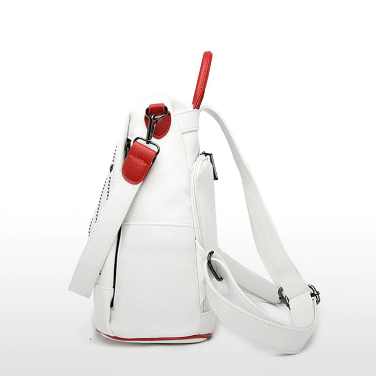 Rucsac Dama Pfy Lea Antifurt, 2-in-1 Alb - imagine 9