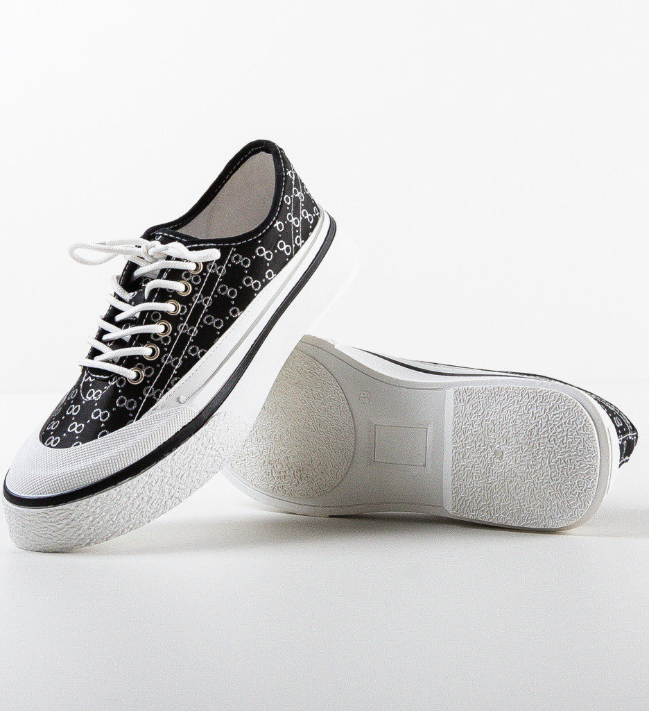 Pantofi Sport Serenity Negri - Confort și Stil - imagine 7