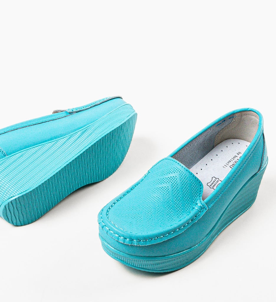 Pantofi Casual Ely Albastri - Confort și Stil - imagine 5