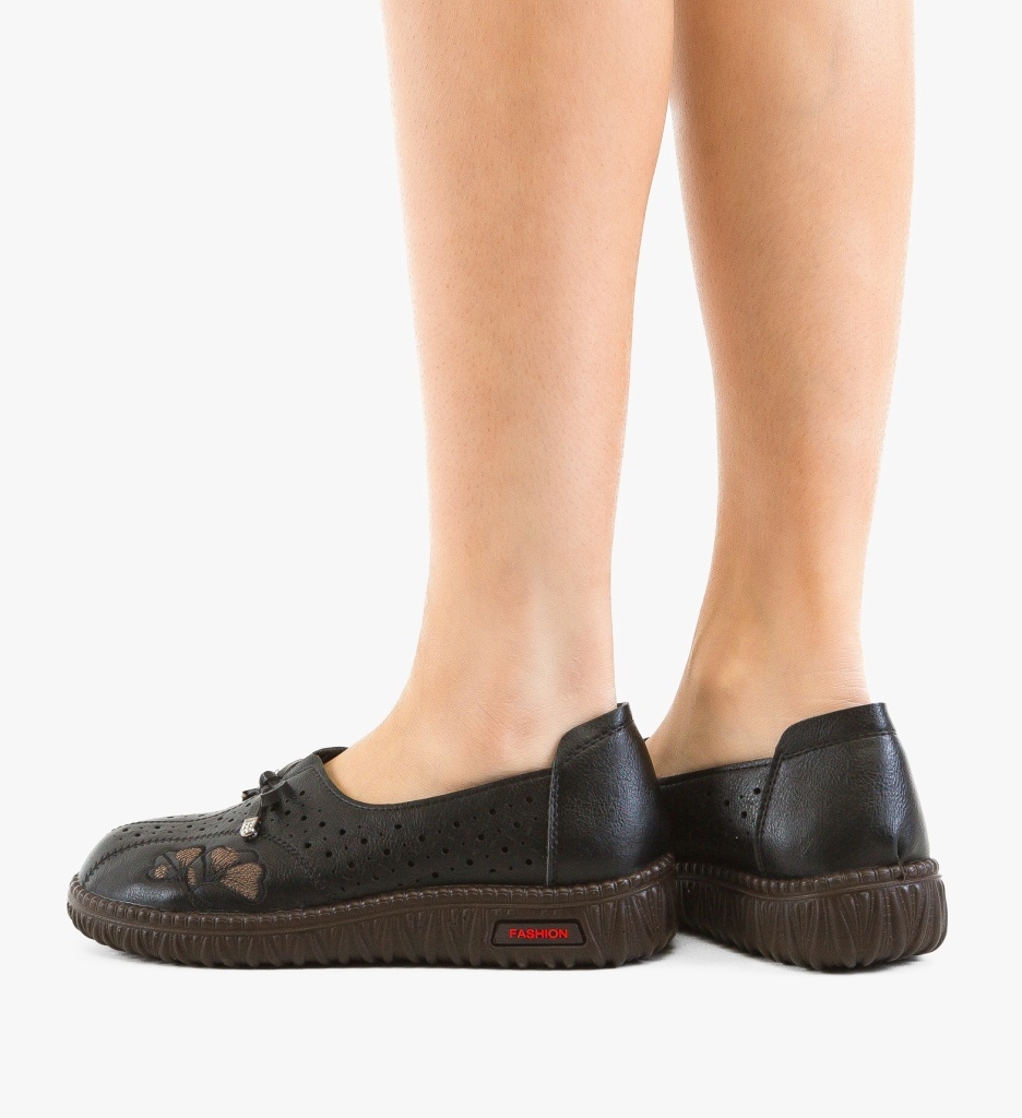 Pantofi Casual Leriu Negri – Eleganță și Confort - imagine 3