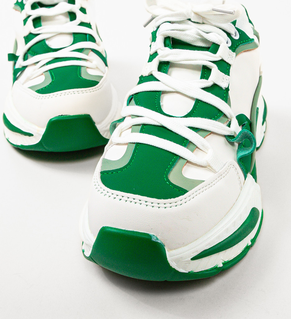 Sneakers Dama Verzi Confort Sport - Silvestra - imagine 7