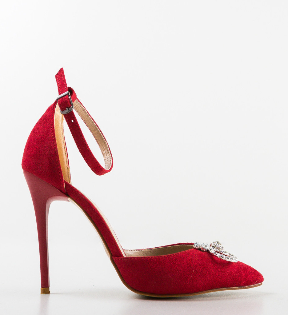 Pantofi Niko Rosii cu Toc - Eleganță și Stil - imagine 5