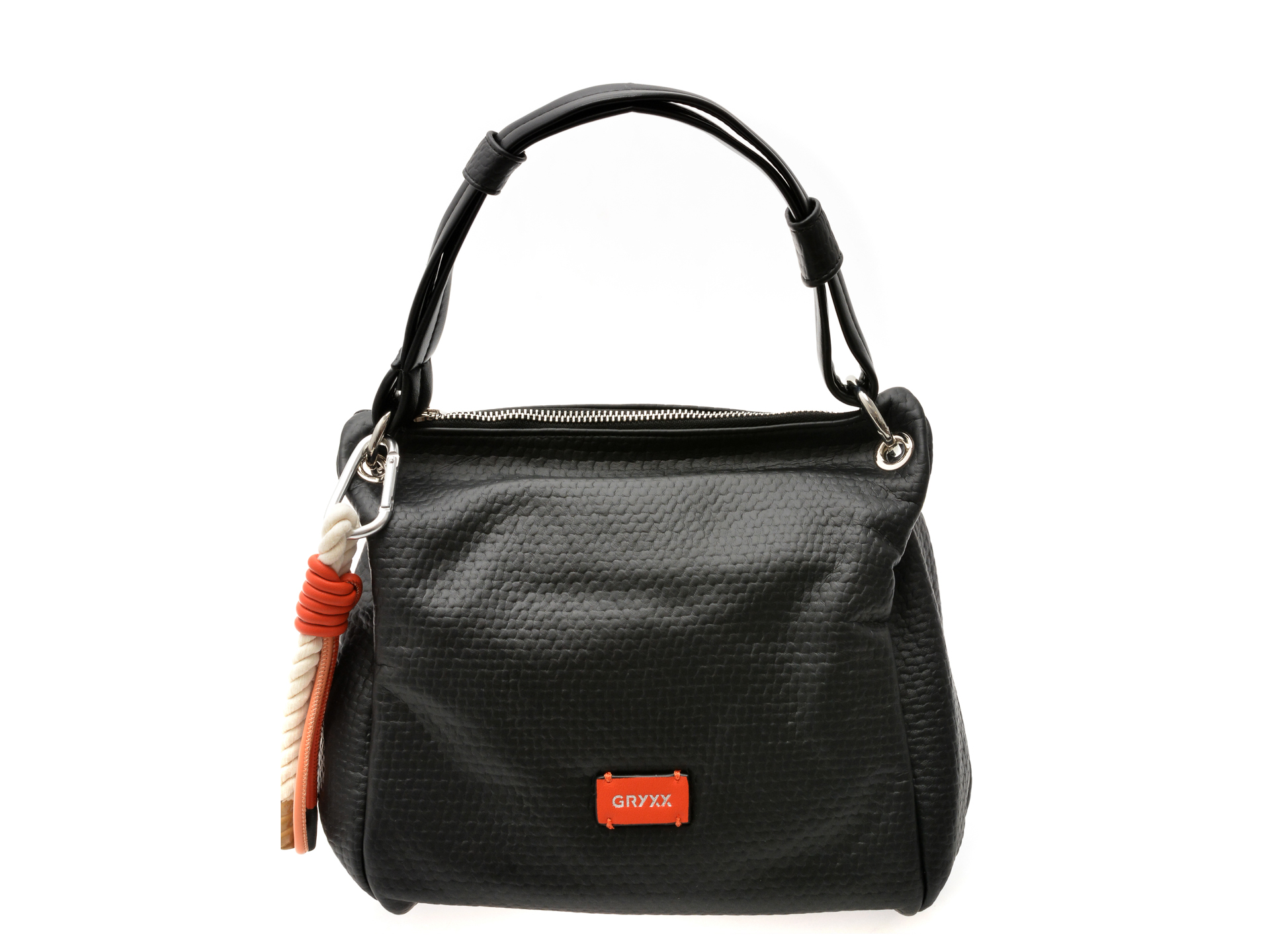 Geanta Neagra Gryxx din Piele Ecologica