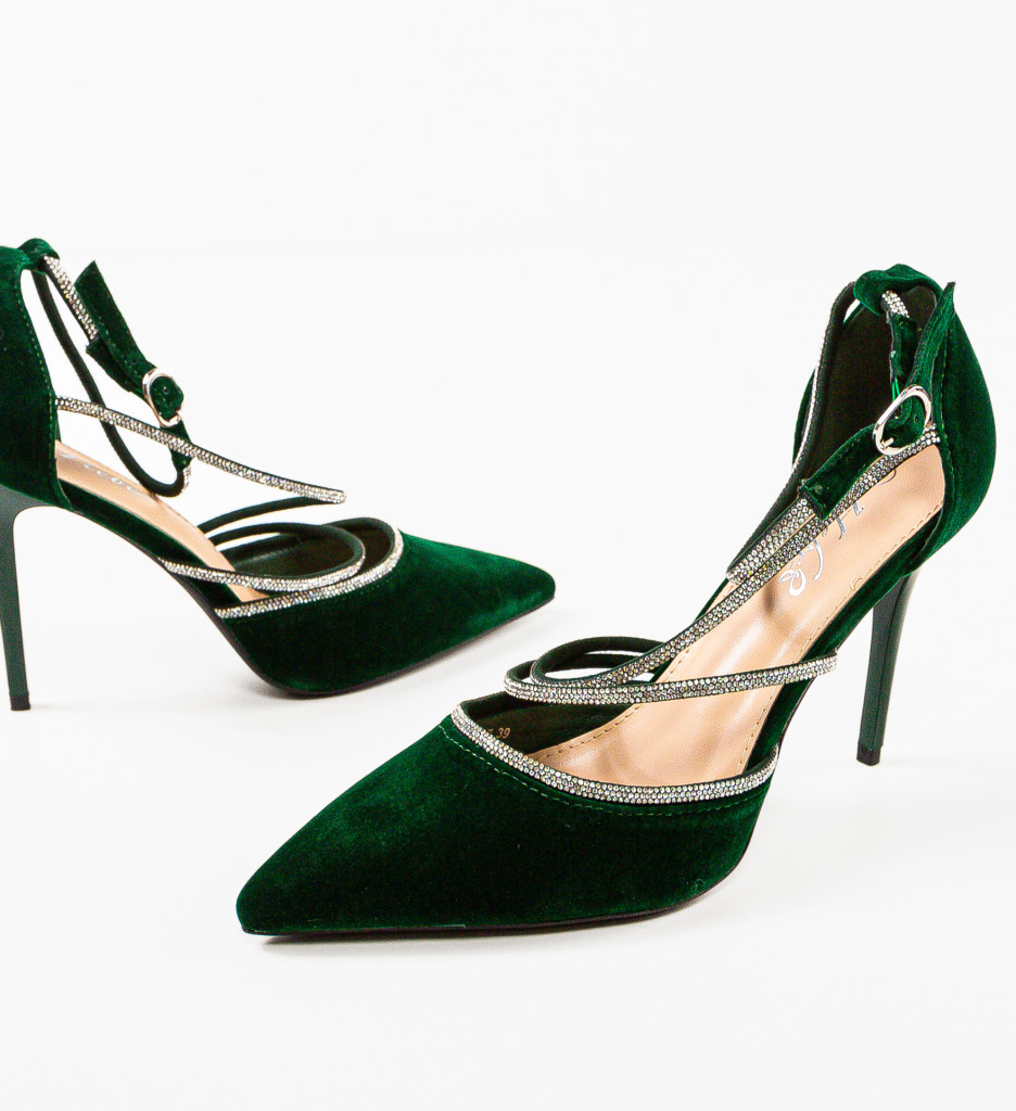 Pantofi Xolani Verzi - Eleganță și Stil - imagine 5