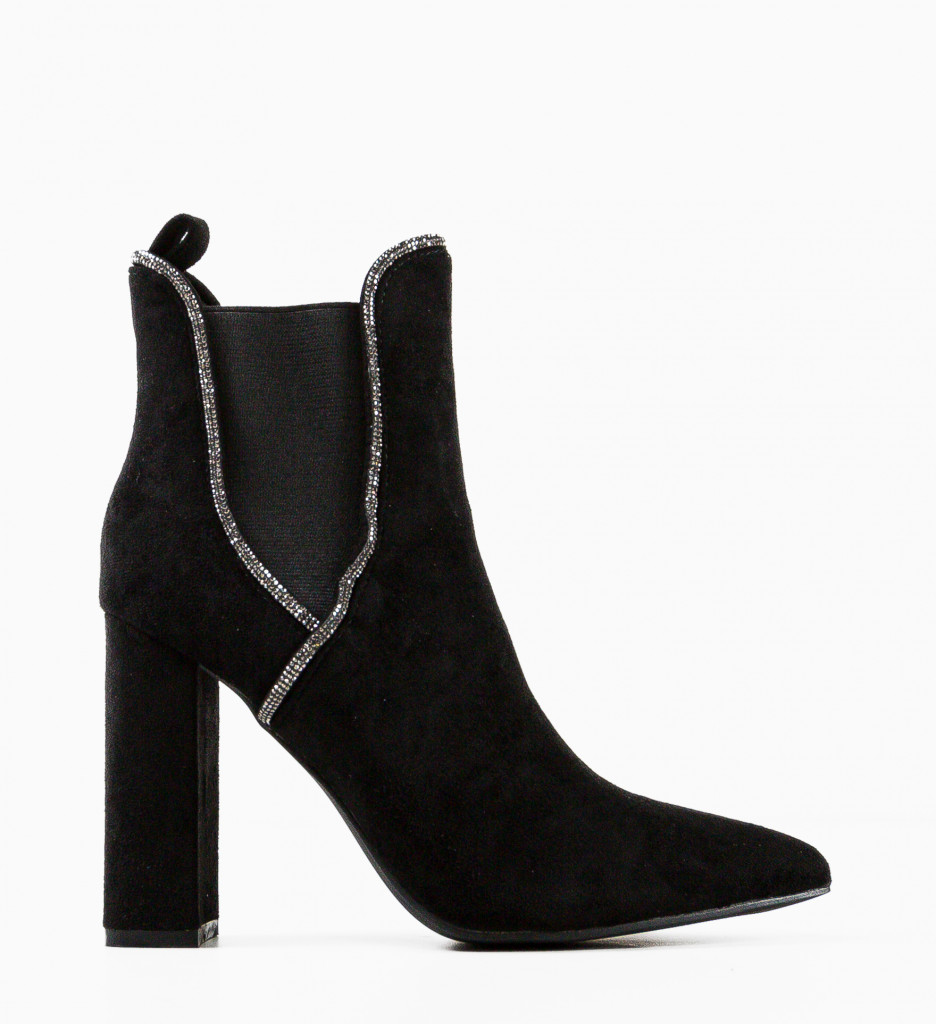 Botine Dama Mckay Negre | Eleganță și Stil - imagine 5