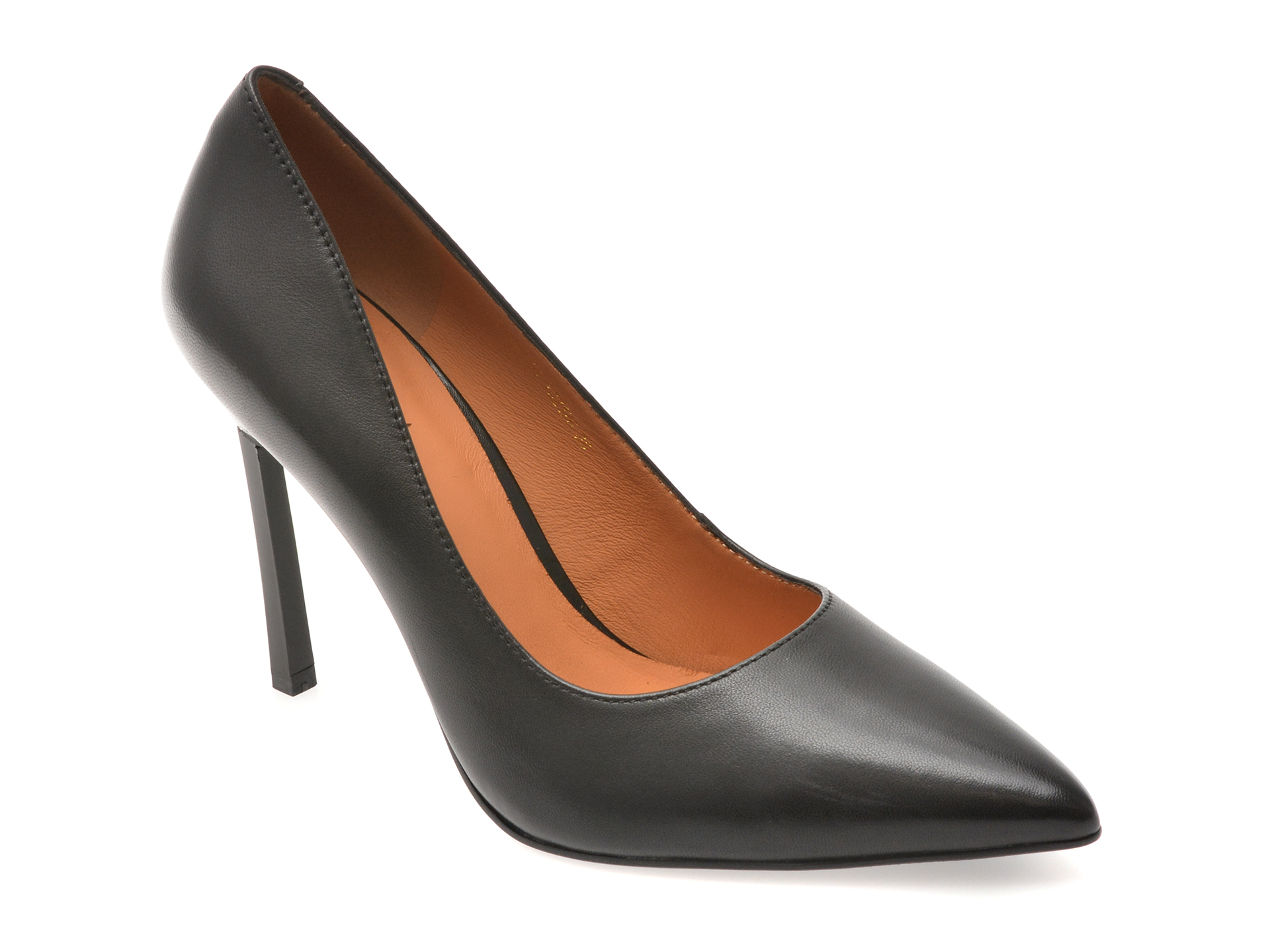 Pantofi Eleganti Epica Negri | Piele Naturala - imagine 2