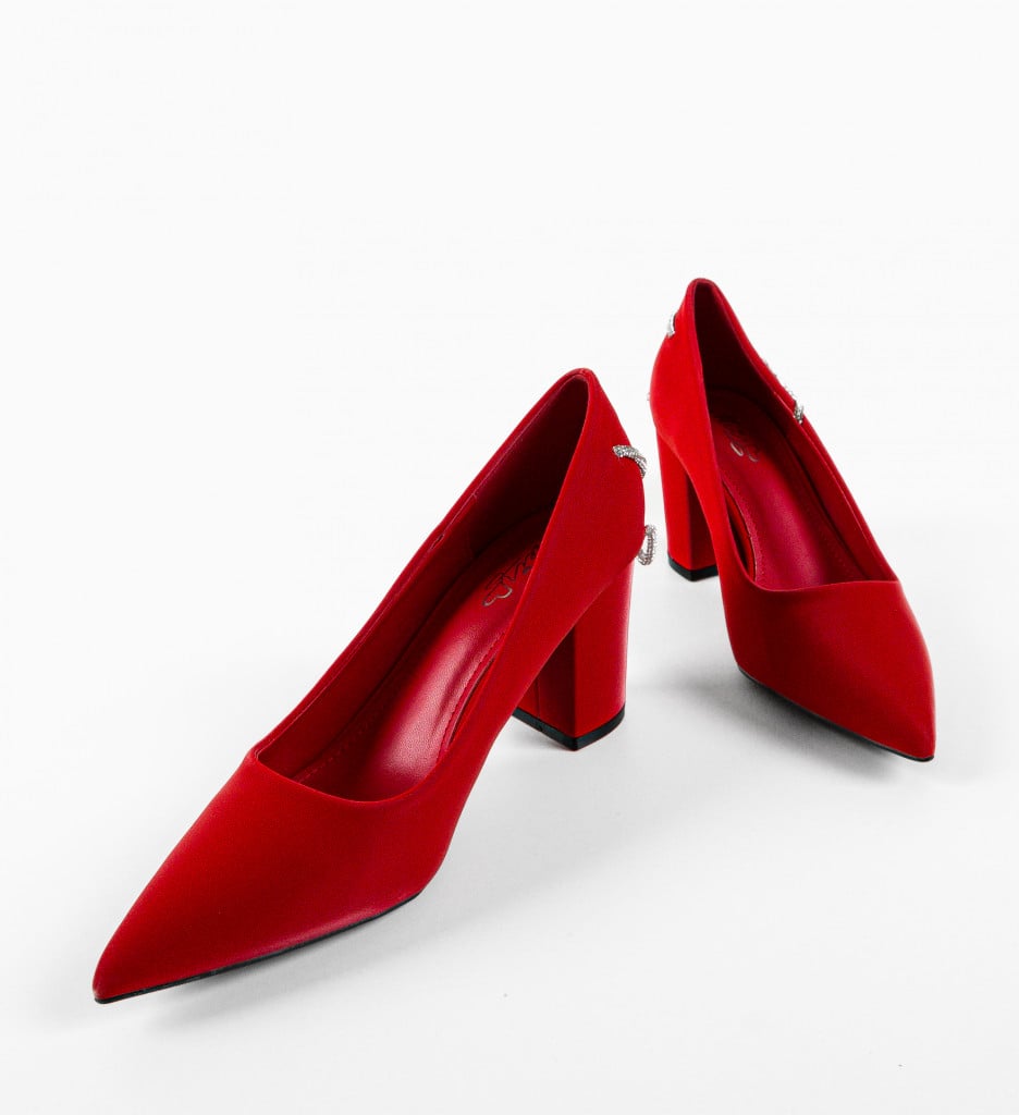 Pantofi Wick Rosii - Eleganță și Stil - imagine 8