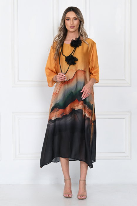Rochie Satinată Shopika | Croi Lejer Elegant