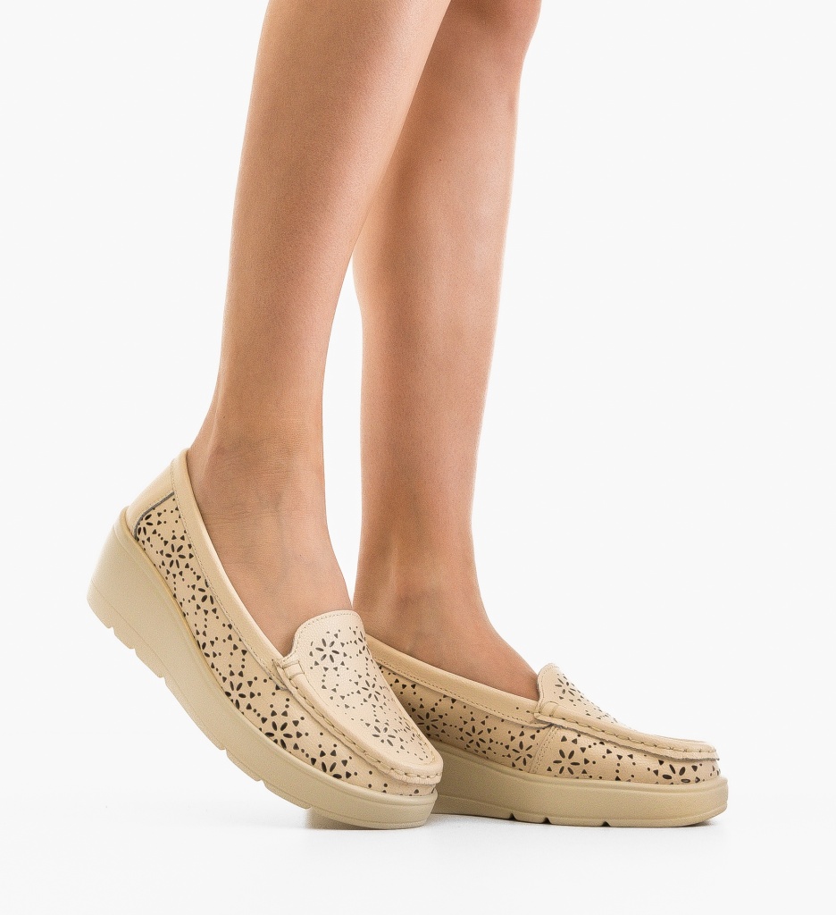 Platforme Dama Myzy Bej | Stil și Confort Casual