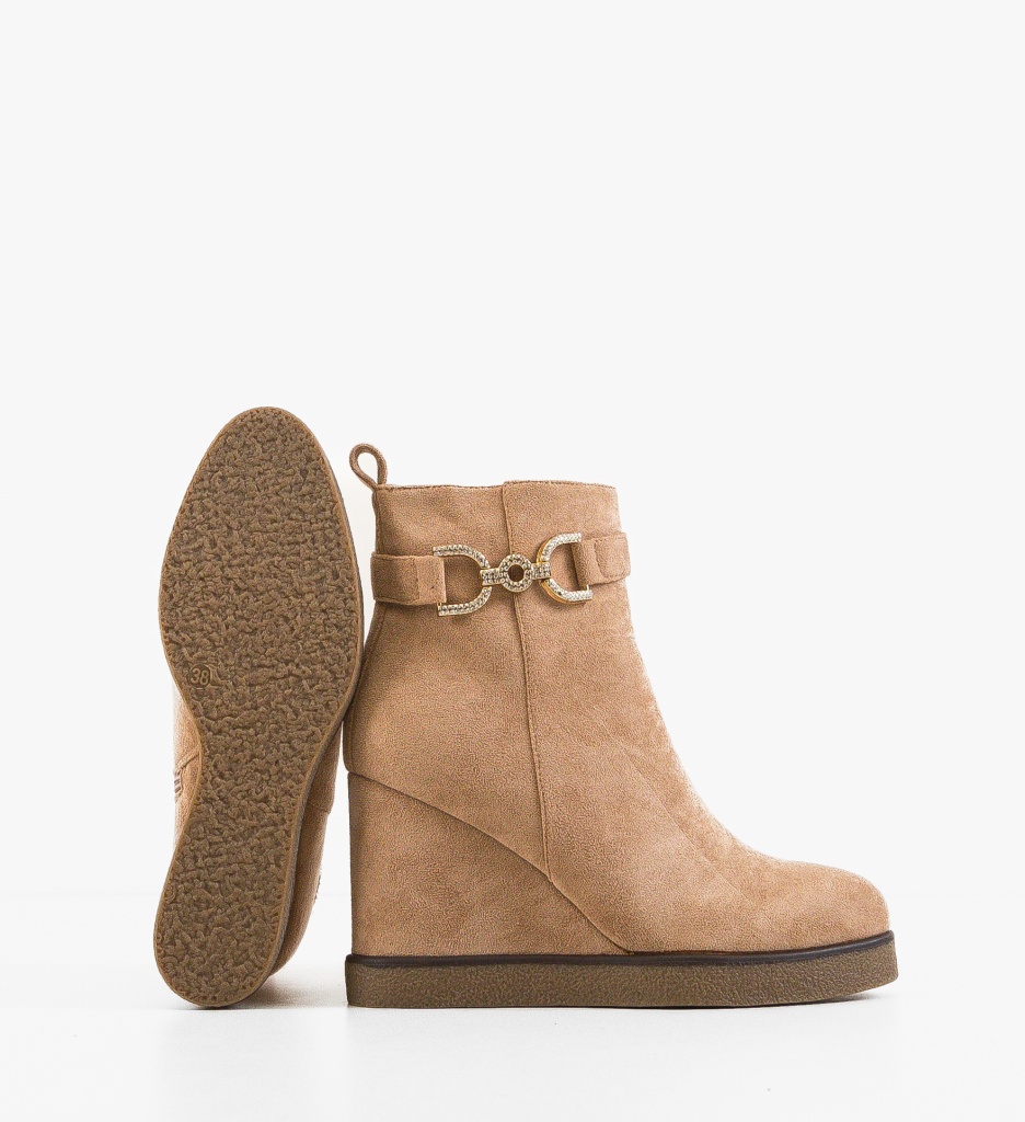 Botine Dama Sien Khaki | Eleganță și Confort - imagine 5