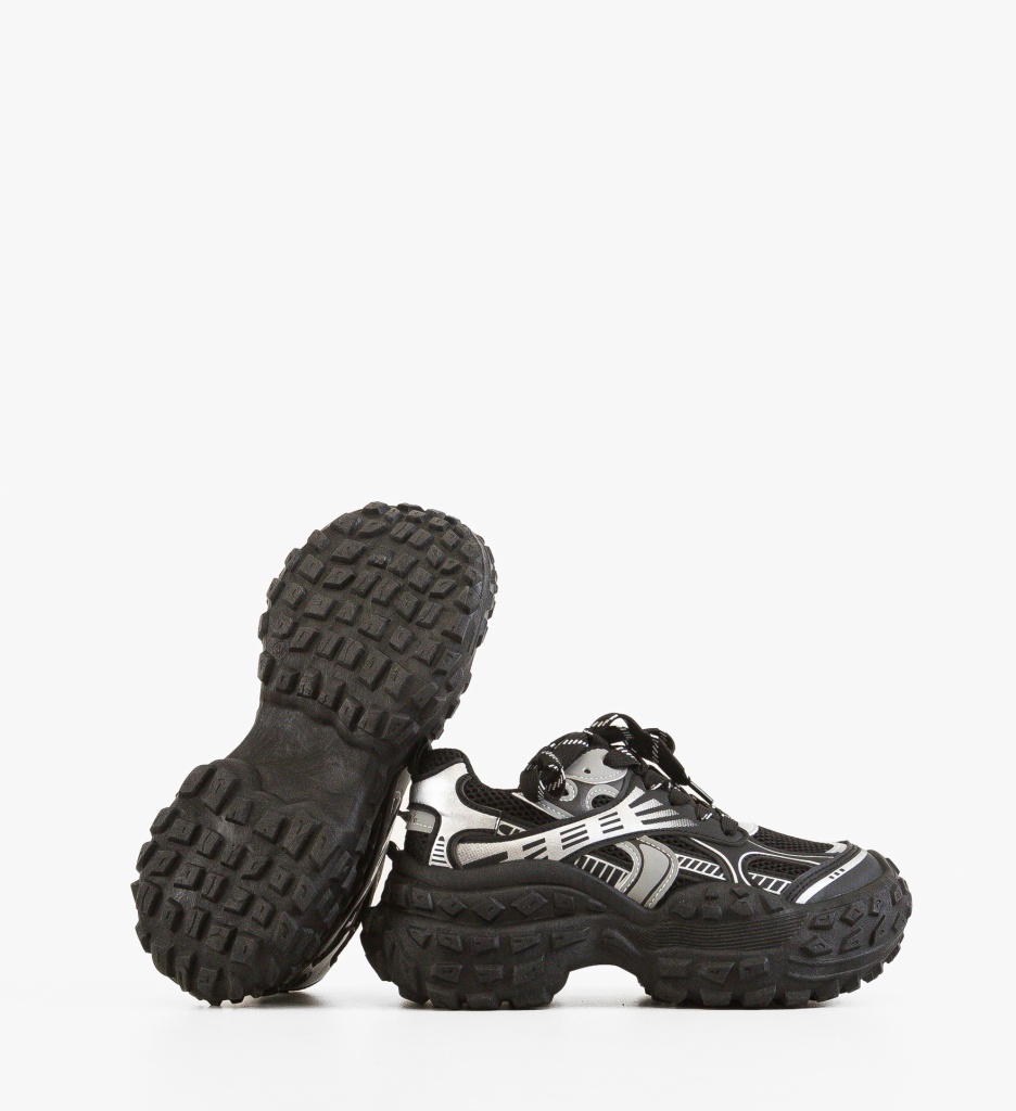Sneakers Dama Zan Negri | Confort și Stil Urban - imagine 5