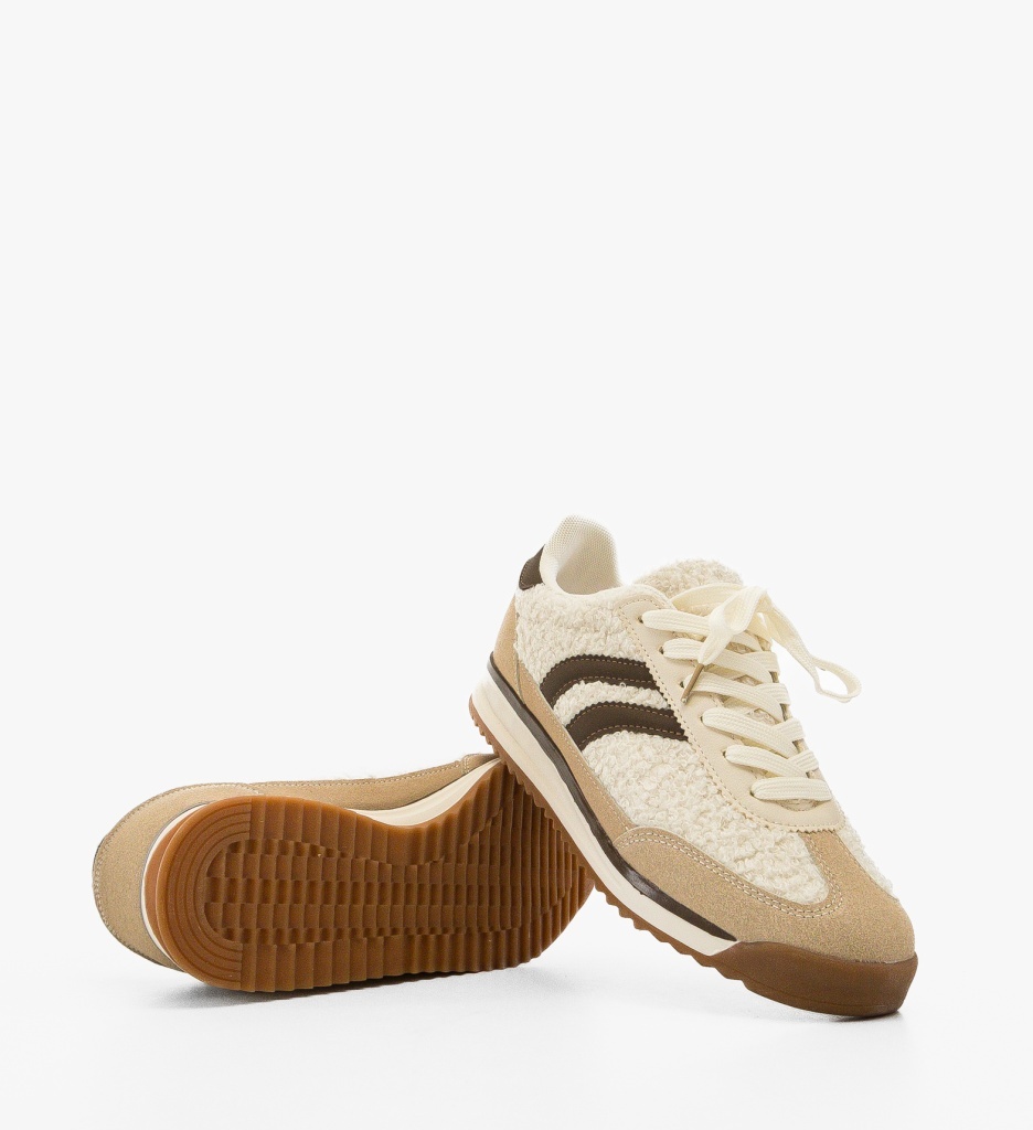 Sneakers Dama Namir Bej | Confort și Stil - imagine 5