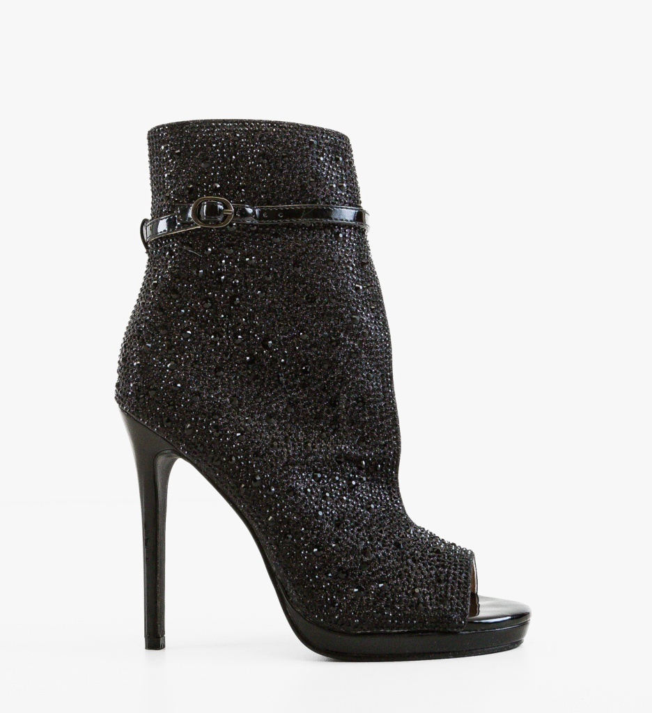 Sandale Dama Oranjerie Negre Elegante - imagine 6