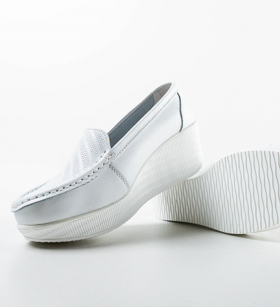 Pantofi Casual Ely Albi - Confort și Stil - imagine 7