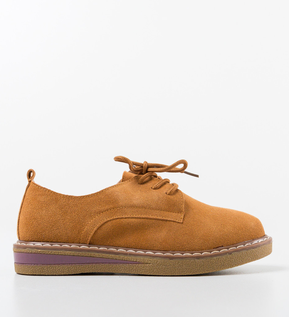 Pantofi Casual Romena Camel - Confort și Stil - imagine 5