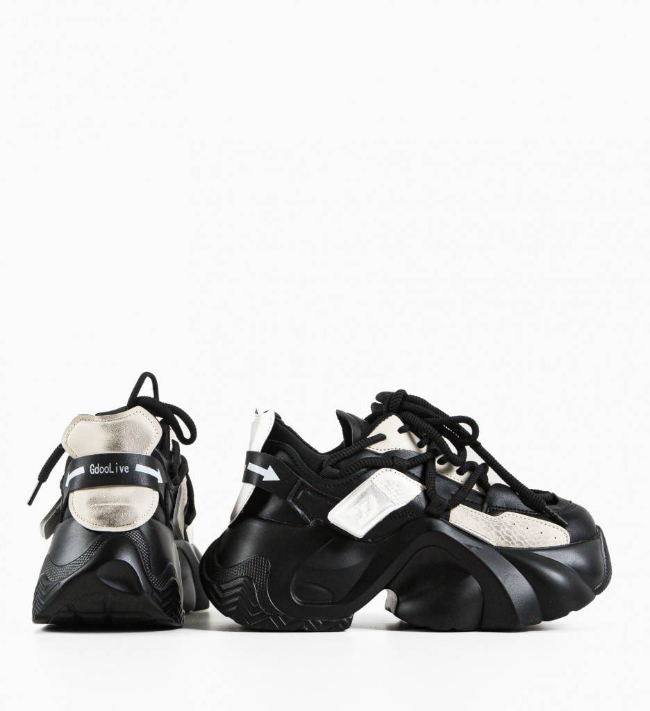 Forceb Sneakers Dama Negri - Confort Zilnic - imagine 5