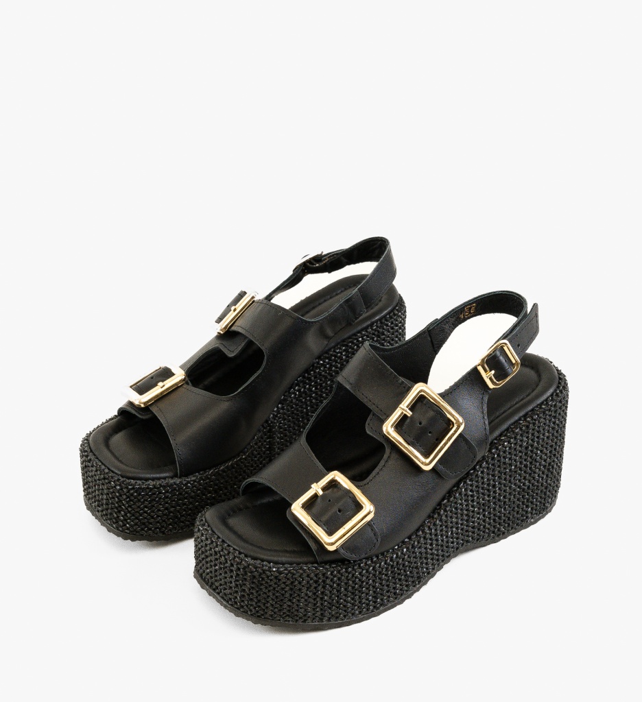 Sandale Dama Boreas Negre - Eleganță și Confort - imagine 4