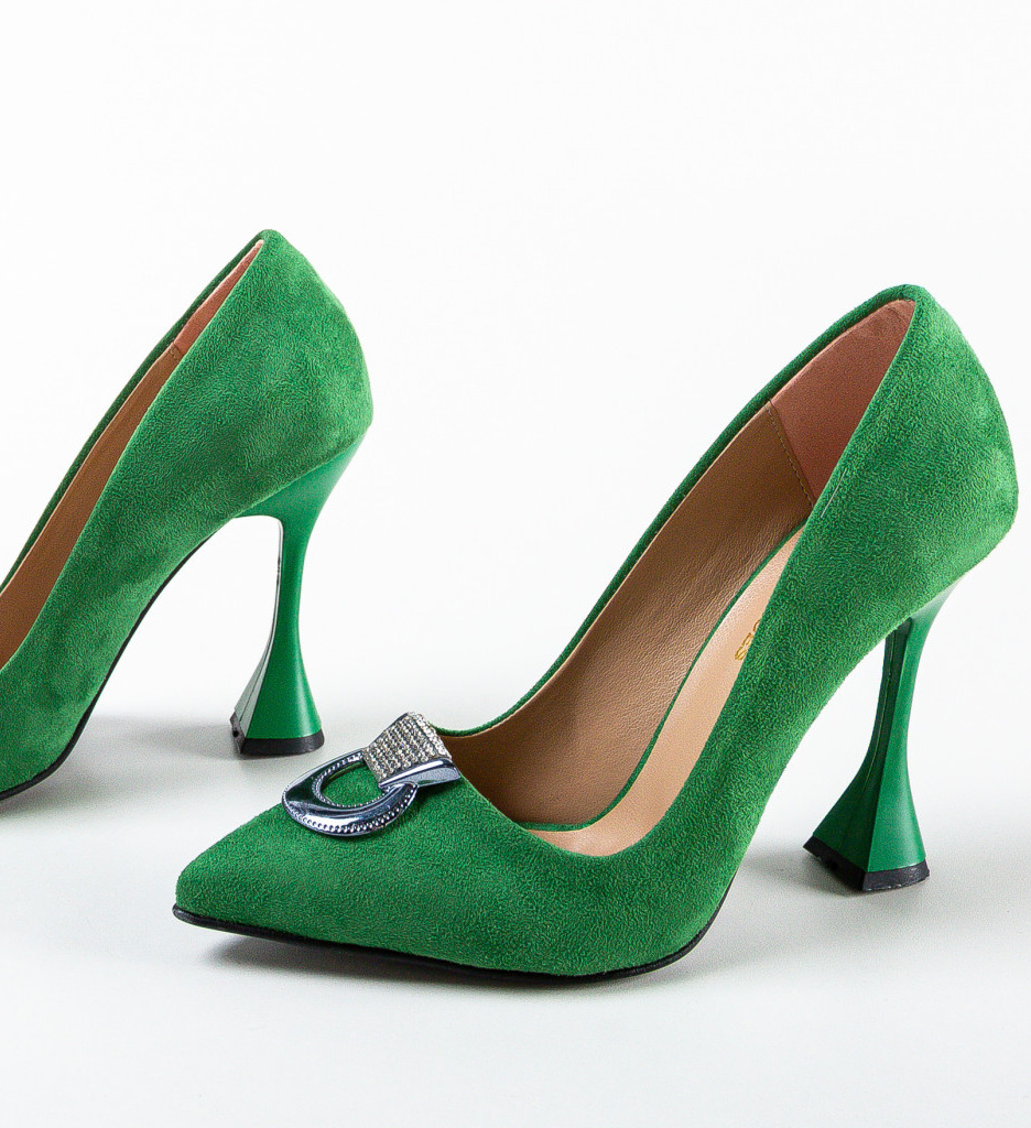 Provok Verde 3: Pantofi cu Toc Eleganți - imagine 5