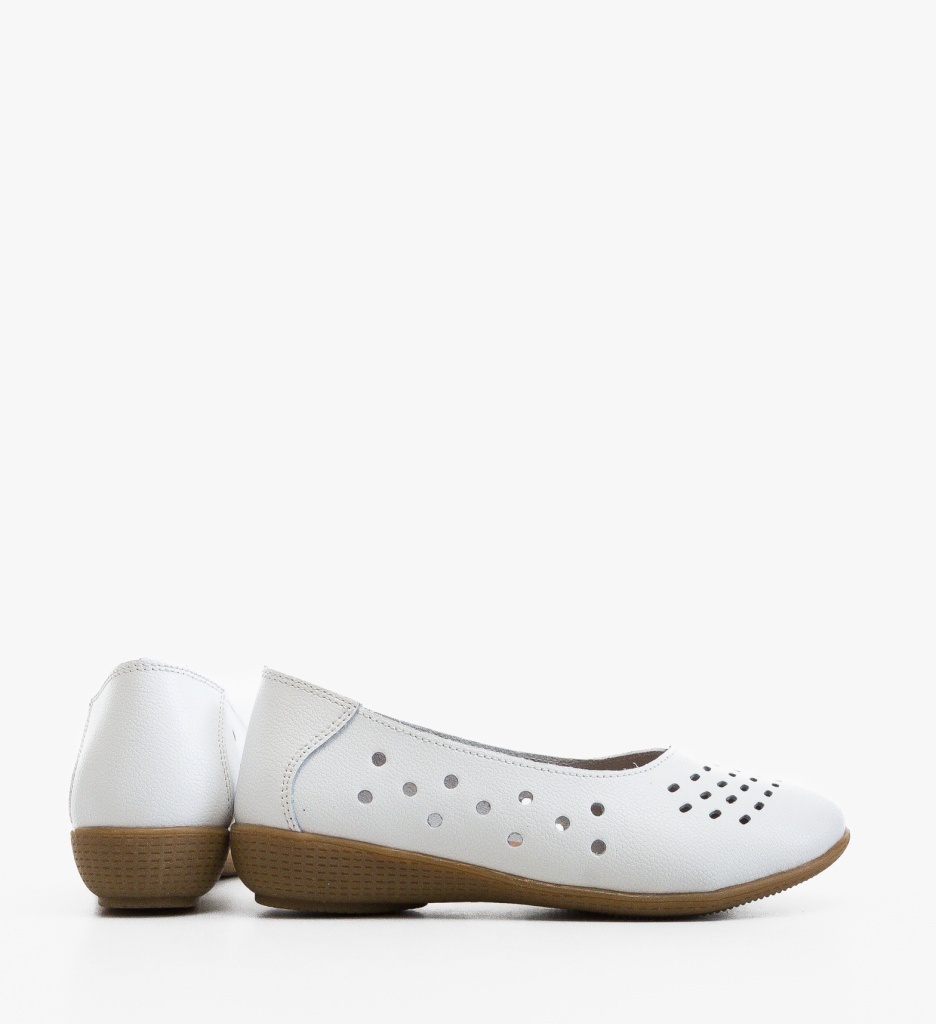 Balerini Dama Vanga Albi - Confort și Stil Casual - imagine 3
