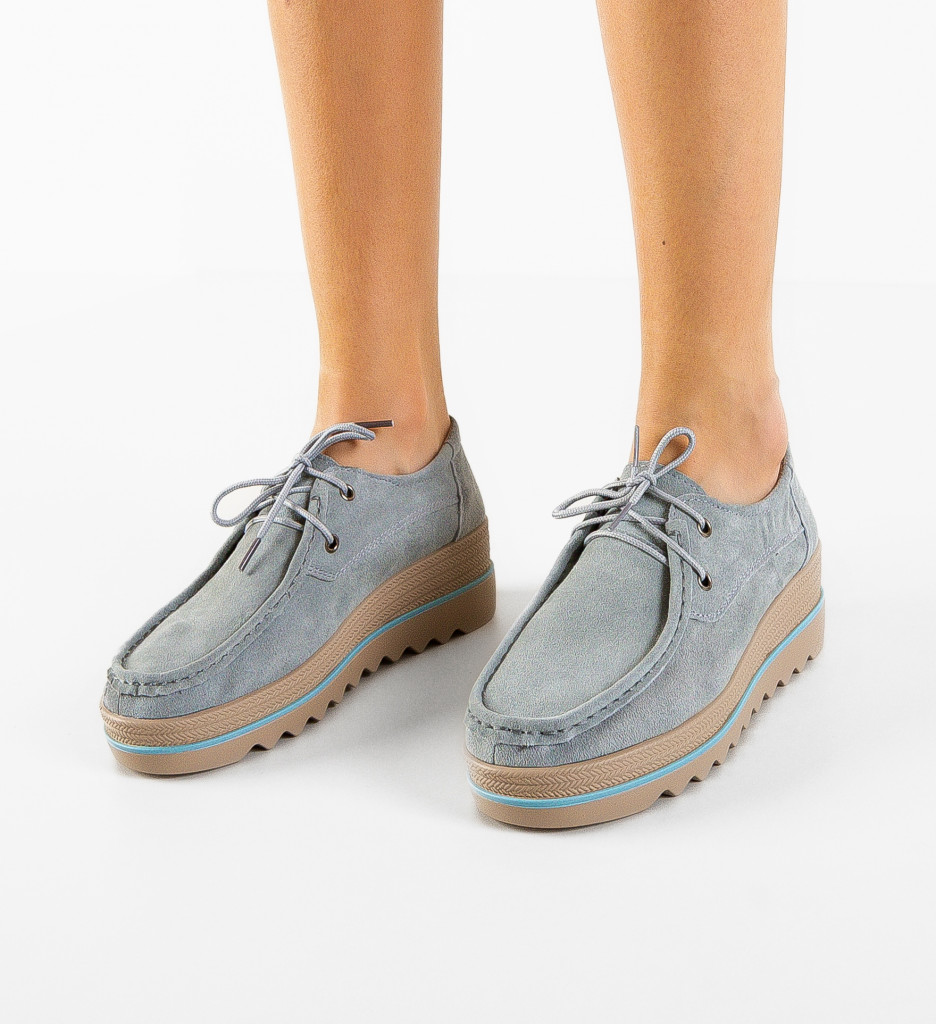 Pantofi Casual Sagrio Albastri - Confort și Stil - imagine 2