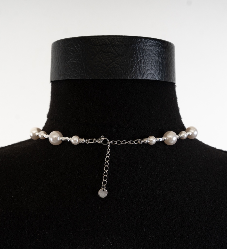 Colier Joliane Alb - Eleganță și Stil - imagine 4