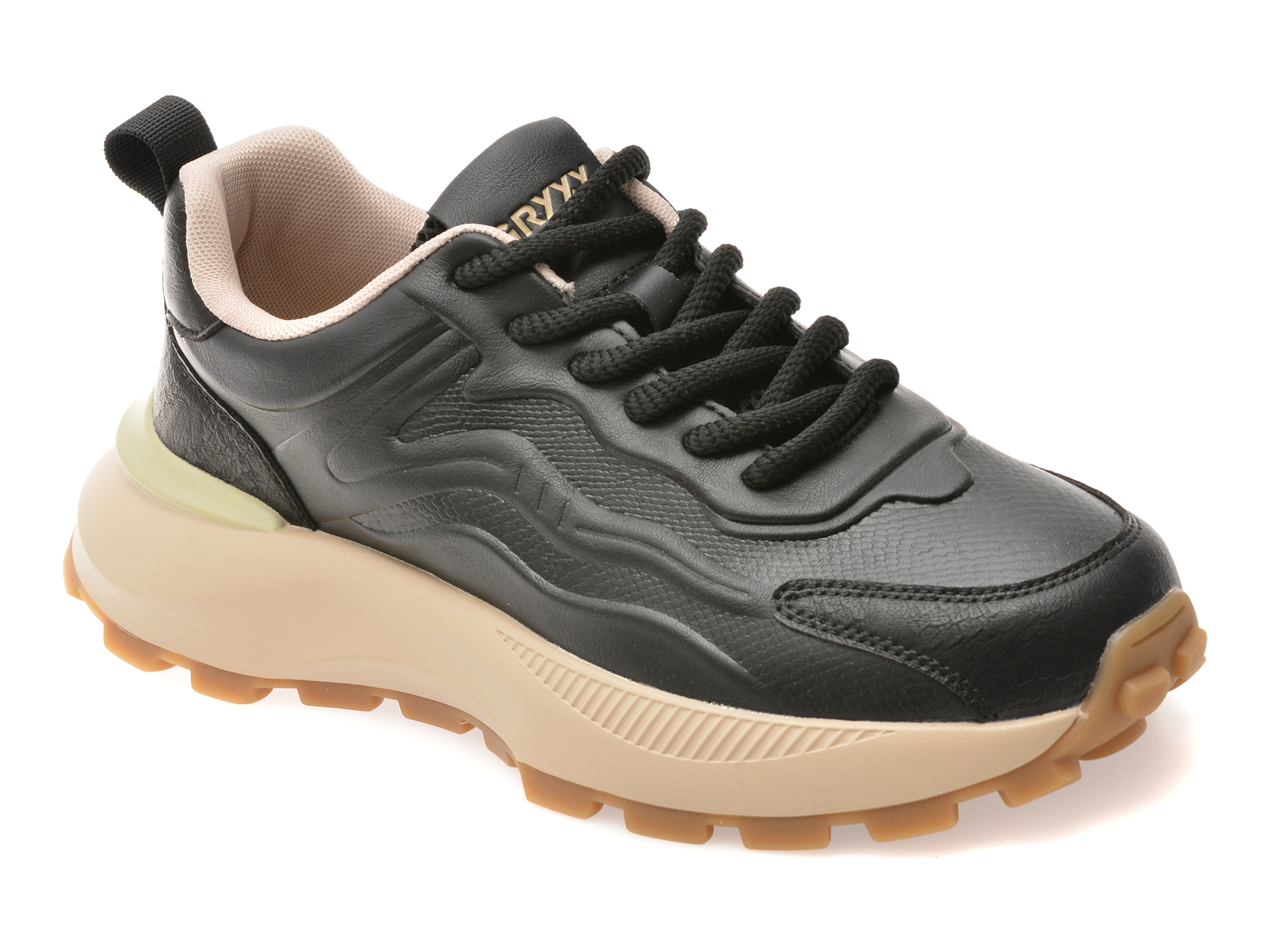Pantofi Sport GRYXX Negri Piele Ecologică