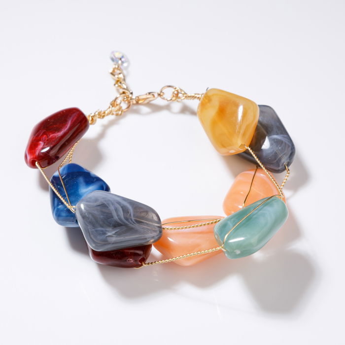 Brățară Shopika cu Pietre Multicolore