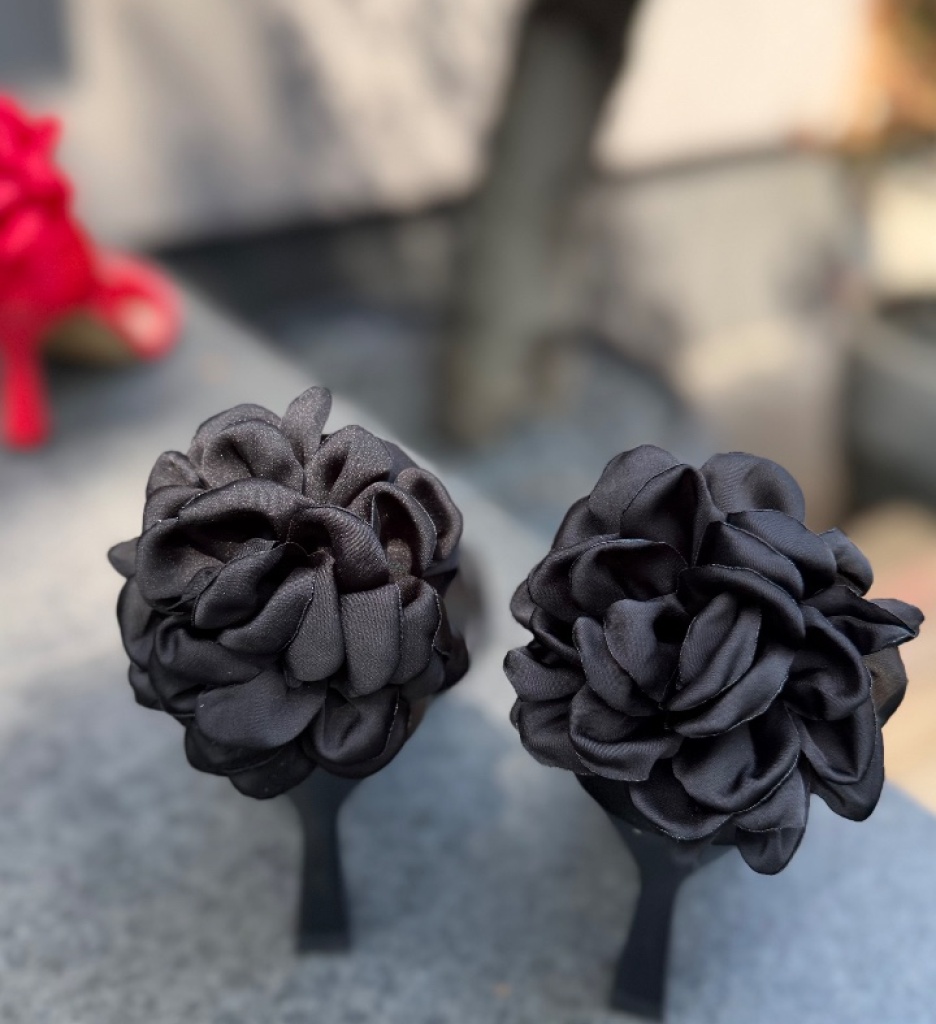 Sandale cu toc Rouzy Negre - Eleganță și Confort - imagine 3