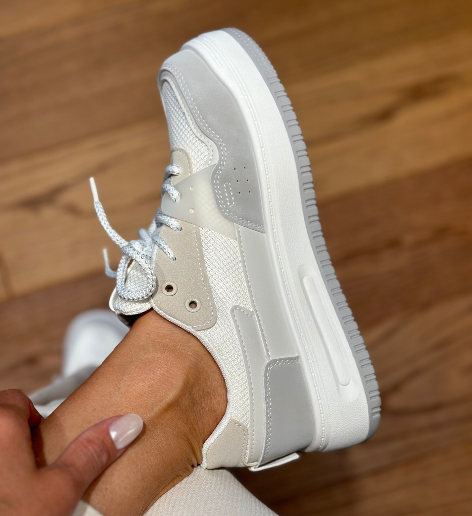 Sneakers Dama Yijun Gri - Confort și Stil Urban - imagine 2