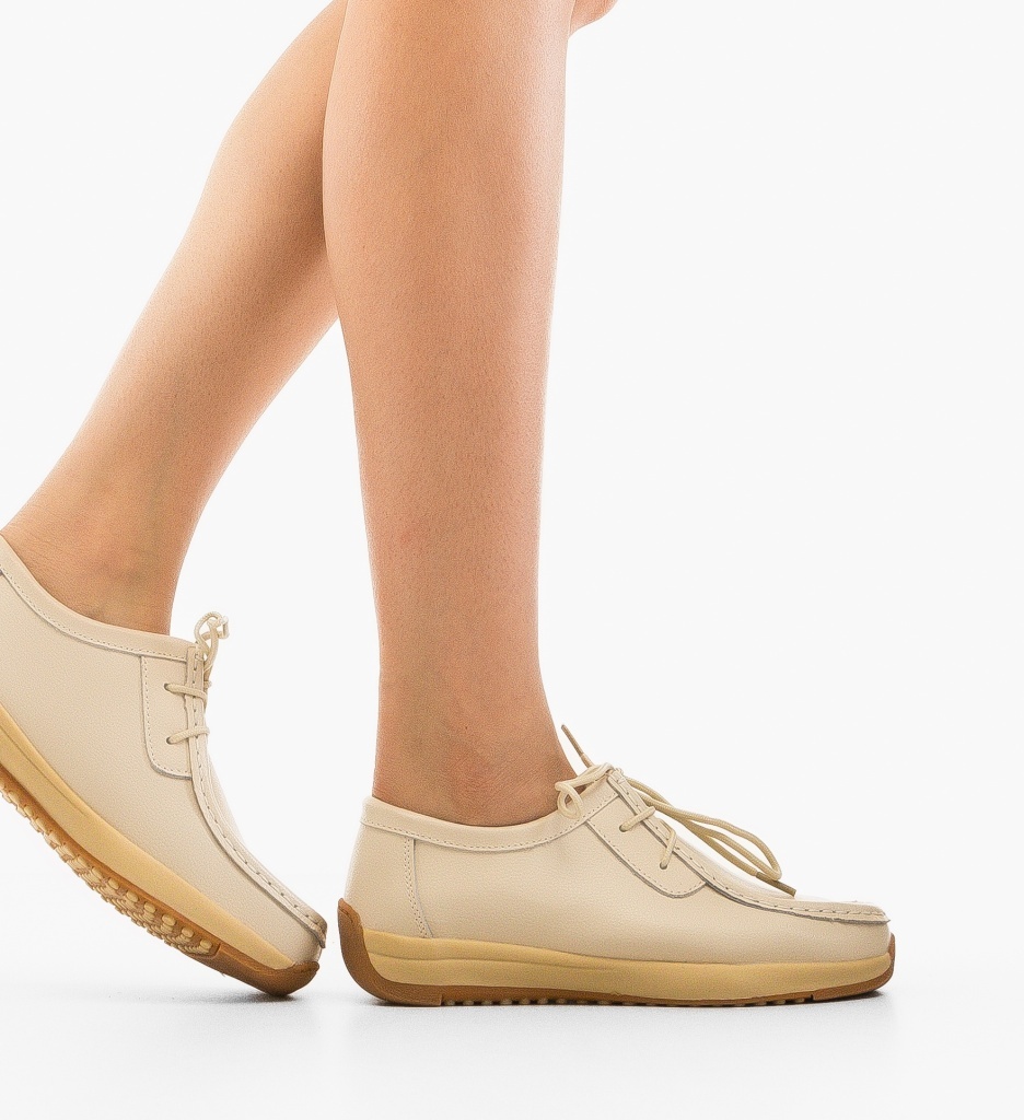 Pantofi Casual Zackary Bej - Confort și Stil