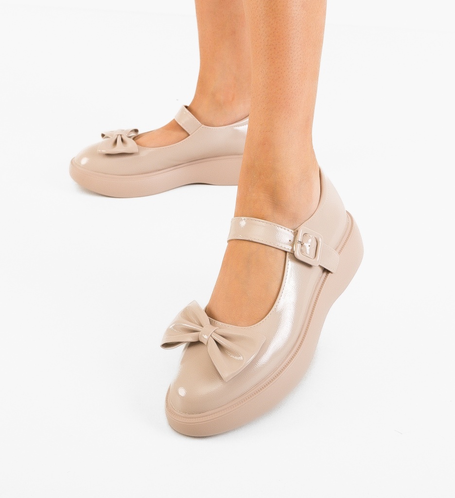 Pantofi Casual Dama Melkior Roz - Confort - imagine 4