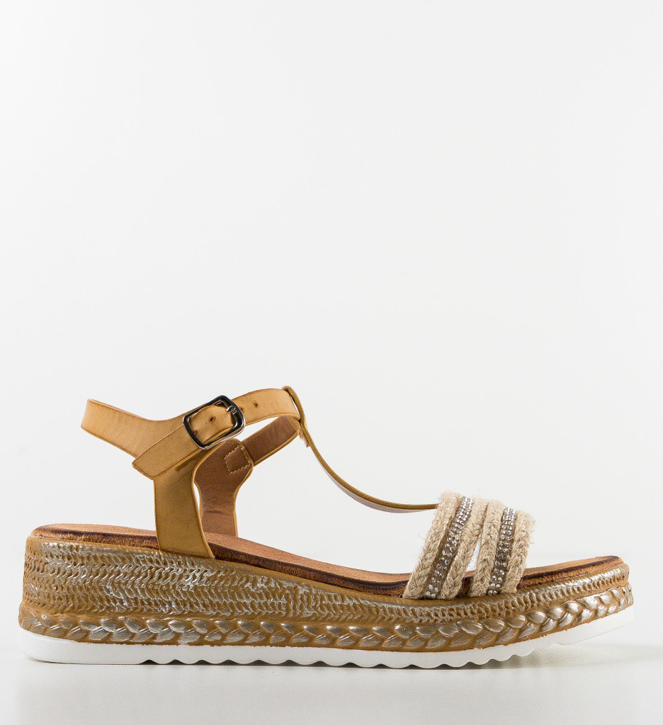 Sandale Dama Marshall Bej - Confort si Eleganta - imagine 4