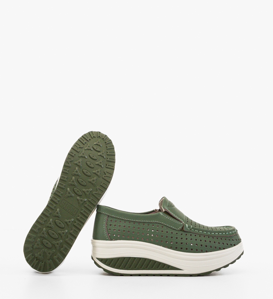 Pantofi Casual Bicaz Verzi - Stil și Confort - imagine 5