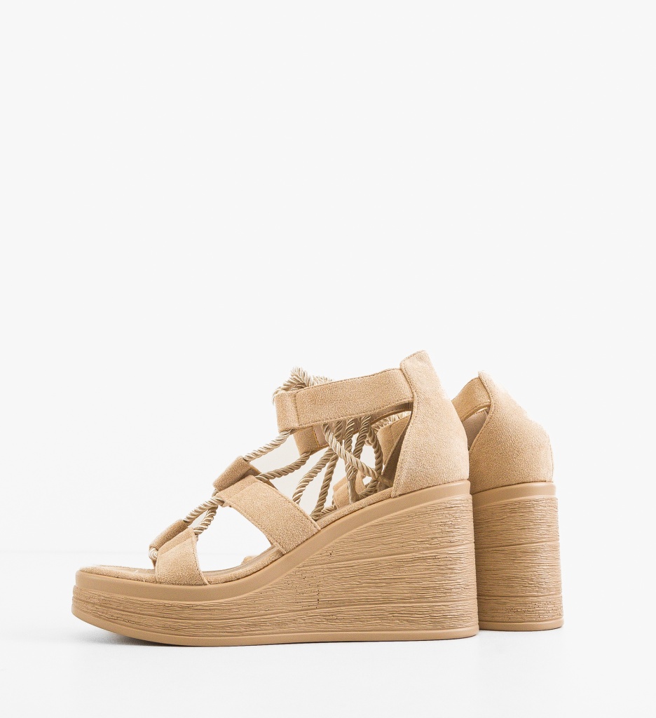 Platforme Esmee Bej | Stil și Confort Zilnic - imagine 5