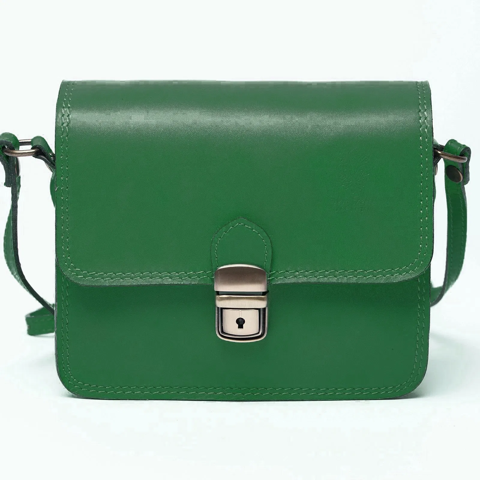 Geanta Crossbody Shopika Verde | Eleganță Piele