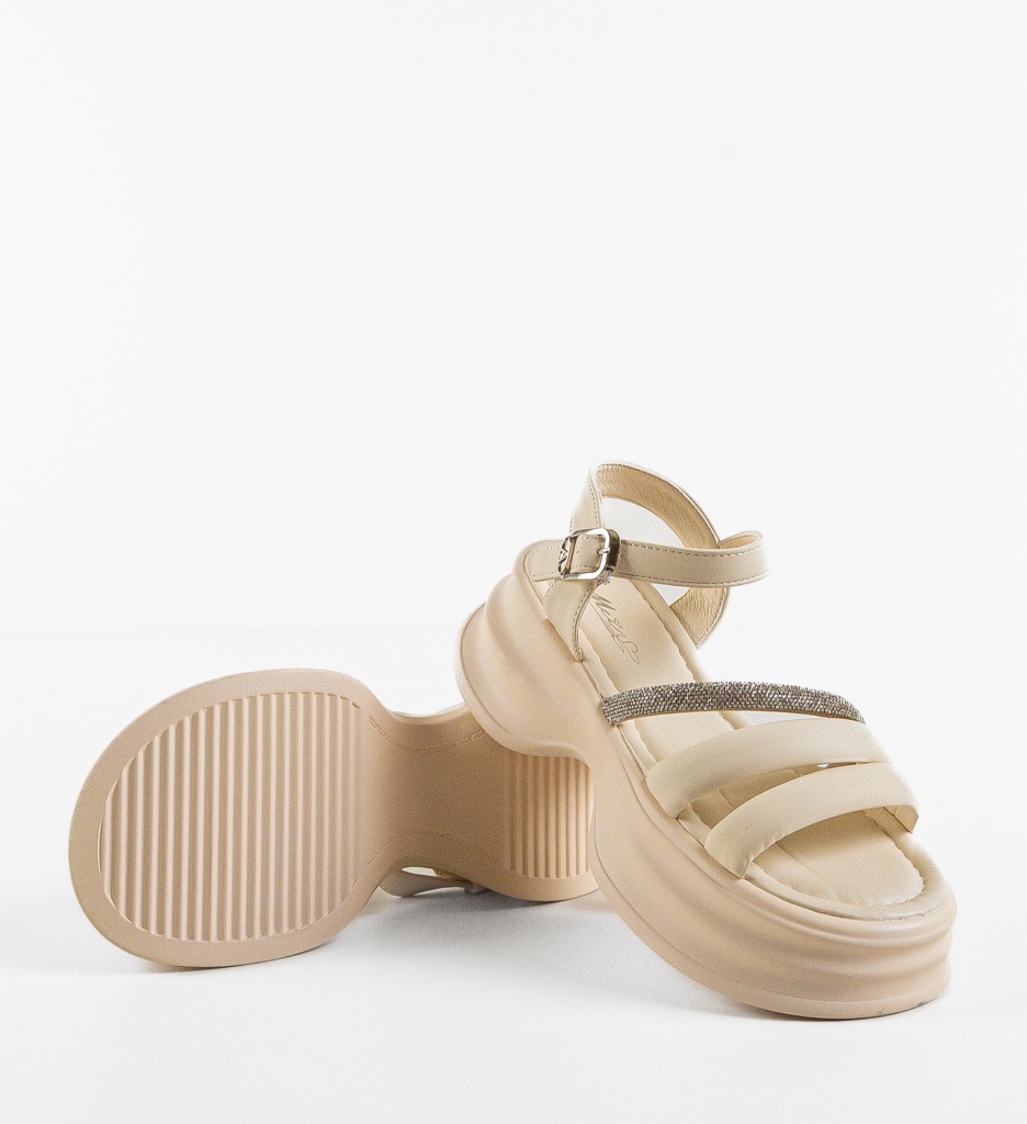Sandale Ubobny Bej | Eleganță și Confort - imagine 7
