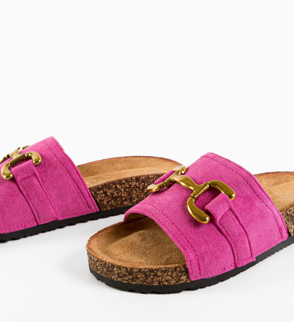 Papuci Dama Fuchsia | Confort și Stil Modern - imagine 7