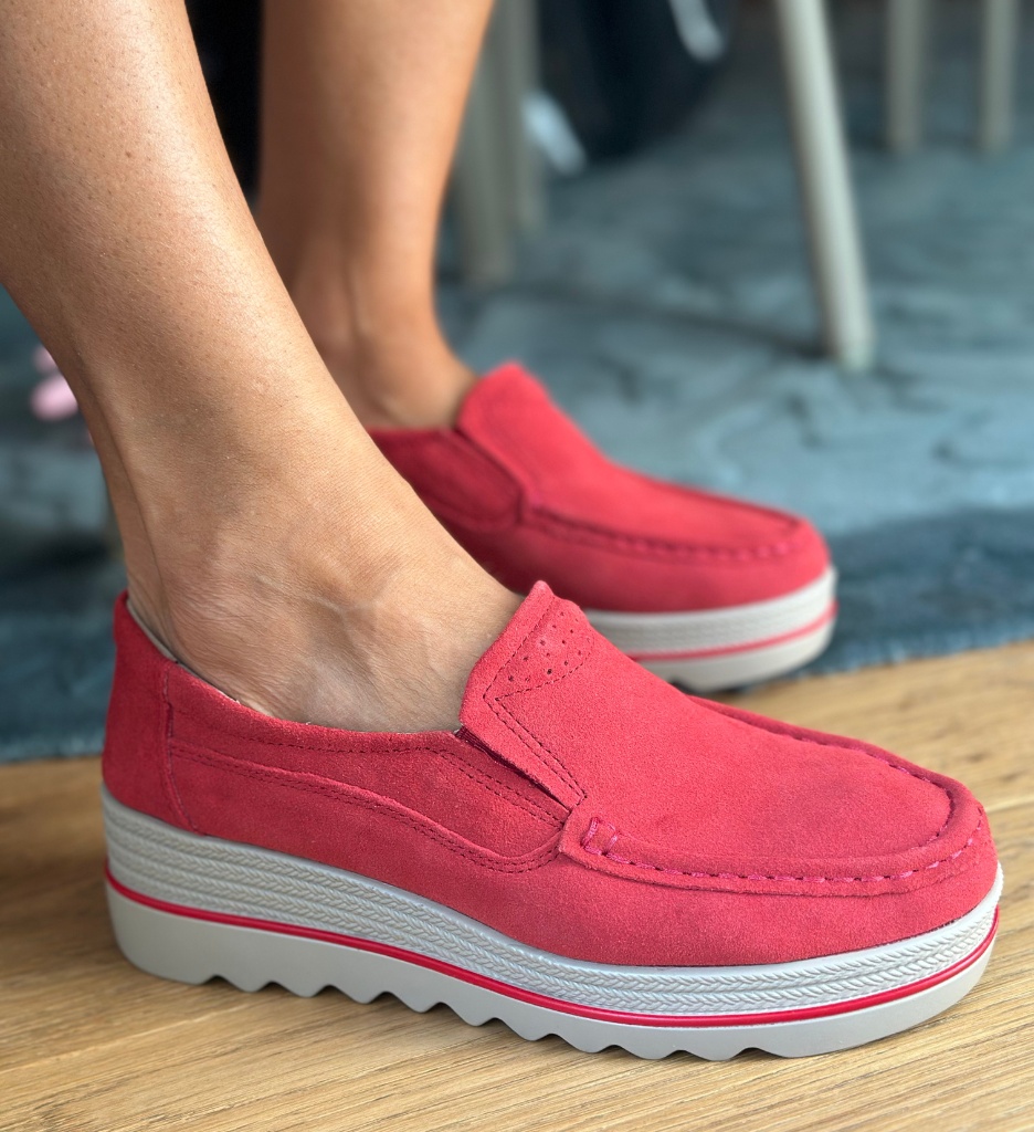 Pantofi Casual Smirno Roșii - Confort Zi Cu Zi - imagine 6