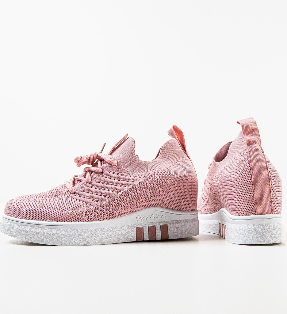 Sneakers Staplic Dama Roz - Confort Sport